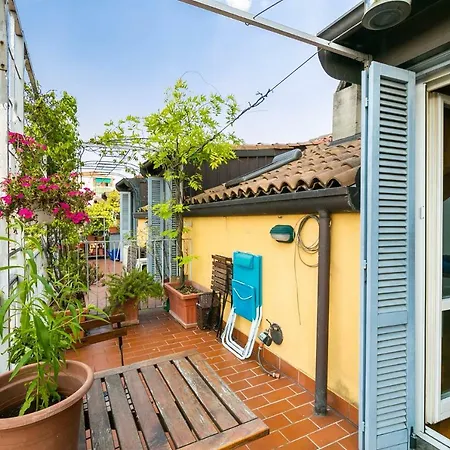 Apartament Mansarda Sui Navigli Con Terrazza Mediolan